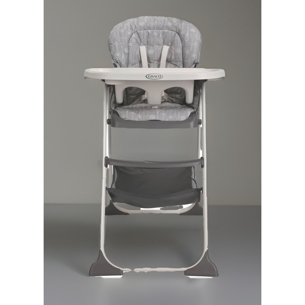 Graco Slim Snacker High Chair, Ultra Slim, Fast-Folding, Multiple Recline